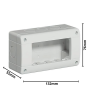 Custodia Ip40 Bticino 25404 Per Installazione A Parete