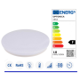 Plafoniera LED  Modello CITY LINE  con Paralume Stellato 18 Watt 1550 Lumen