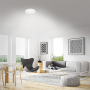 Plafoniera LED  Modello CITY LINE  con Paralume Stellato 18 Watt 1550 Lumen