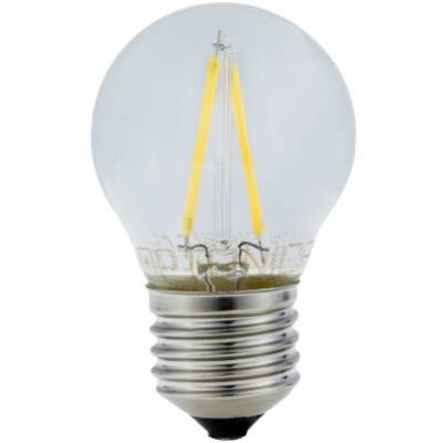 Mini Lampadina Led Filamento Optonica E27 G45 2W Luce Naturale