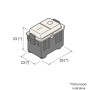 Interruttore Bipolare Marlanvil 7013.2 Serie Venus Avorio