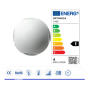 Luce Da Parete Led Rotonda Optonica 7490 Bianca 4W 4000K