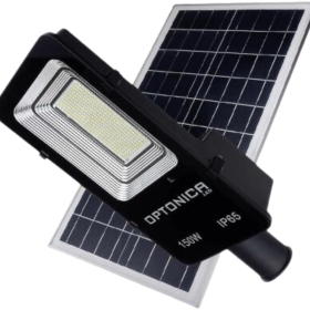 Lampione Led Solare Optonica 9138 Con Pannello Separato