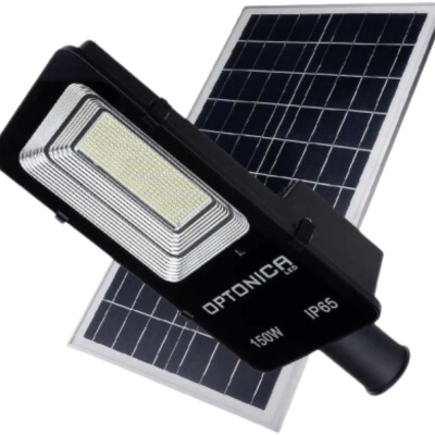 Lampione Led Solare Optonica 9138 Con Pannello Separato