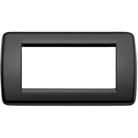 Placca Rondò 4 Moduli Serie IDEA Tecnopolimero Vimar 16764 Varie Finiture