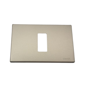 Placca 1 Modulo Serie 8000 Fissaggio a Scatto Vimar 08635  Varie Finiture