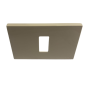 Placca 1 Modulo Serie 8000 Fissaggio a Scatto Vimar 08635  Varie Finiture