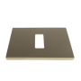 Placca 1 Modulo Serie 8000 Fissaggio a Scatto Vimar 08635  Varie Finiture