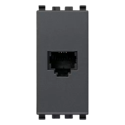 Vimar Serie EIKON 20320 Presa Telefonica 6 Posizioni 4 Contatti Morsetti a Vite