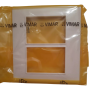 Placca Classica  Bianca  Tecnopolimero 3+3 Moduli Serie PLANA  Vimar 14659.01