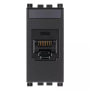 Presa RJ45 con connettore Panduit Cat5e UTP MINI-COM Serie Vimar Arkè 19340.1
