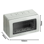Custodia Protettiva Da Parete Bticino 25504 IP55 Per Apparecchi Matix 4Moduli