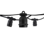 Catena Luminosa Esterna 15 Portalampade E27 15 Metri IP65