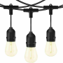 Catena Luminosa Esterna 15 Portalampade E27 15 Metri IP65