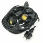 Catena Luminosa Esterna 15 Portalampade E27 15 Metri IP65