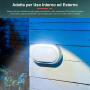 Plafoniera Led Ecova 25263 Ovale per Interni ed Esterni