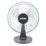 Zephir Ventilatore da Tavolo Ampia Base Tonda 3 Velocità Regolabili Oscillante