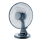 Zephir Ventilatore da Tavolo Ampia Base Tonda 3 Velocità Regolabili Oscillante