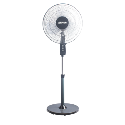 Zephir ZNG41P Ventilatore a Piantana Ampia Base Tonda Supersilent 45W Pale 40cm