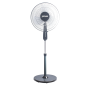 Zephir ZNG41P Ventilatore a Piantana Ampia Base Tonda Supersilent 45W Pale 40cm