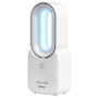 Ventilatore Da Tavolo Ricaricabile Senza Pale Zephir Pgl23 ABS 10W 4 Velocità Bianco
