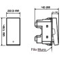BTicino JW4004 MatixGO Invertitore Basculante 1P 10AX 250V Illuminabile Bianco