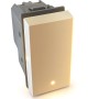 BTicino JW4004 MatixGO Invertitore Basculante 1P 10AX 250V Illuminabile Bianco
