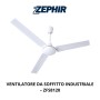 Ventilatore Da Soffitto Industriale Zephir 70W Bianco 3 Pale