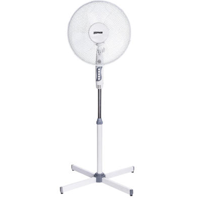 Zephir  Ventilatore a Piantana Base a Croce Timer Autospegnimento 45W Pala 40 cm