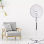 Zephir  Ventilatore a Piantana Base a Croce Timer Autospegnimento 45W Pala 40 cm