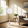 Zephir  Ventilatore a Piantana Base a Croce Timer Autospegnimento 45W Pala 40 cm