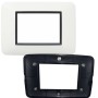 Vimar  Serie Eikon Round Placca  in Metallo Bianco Antico Elegante