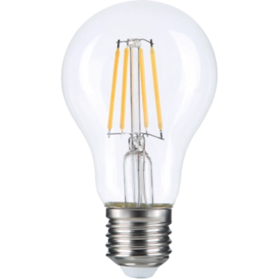 Optonica Lampadina LED A60 8W Filamento Vetro Trasparente E27 810 Lumen