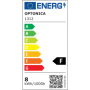 Optonica Lampadina LED A60 8W Filamento Vetro Trasparente E27 810 Lumen