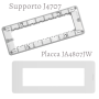 Placca Bticino Matixgo 7 Moduli In Tecnopolimero
