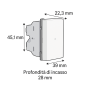 Interruttore Assiale Bticino Illuminabile 1P 10 Ax 250 V