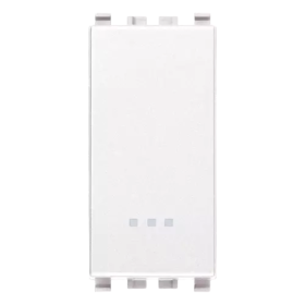 Vimar Pulsante 1P NO 10A Illuminabile con Tasto Sostituibile Serie Eikon