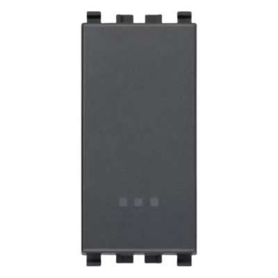 Vimar Pulsante 1P NO 10A Illuminabile con Tasto Sostituibile Serie Eikon