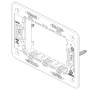 Vimar Serie Eikon Supporto con Viti  Plurimodulo Installazione Sicura e Stabile