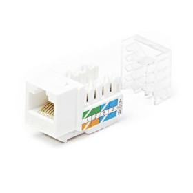 Frutto Keystone Rj45 Utp Cat6 Bianco Per Reti Ethernet Professionali