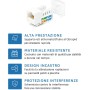 Frutto Keystone Rj45 Utp Cat6 Bianco Per Reti Ethernet Professionali