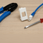 Frontalino Keystone Singolo Mach Power Nw-Fktx Compatibile Bt Matix Bianco