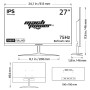 Monitor Led 27 Pollici Full Hd Ips Mach Power Eb-Fm27Mips