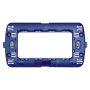 Bticino LivingLight  Supporto Scatola Plastica Blu  4 Moduli LN4704