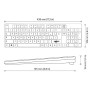 Kit Tastiera E Mouse Wireless Mach Power 2.4Ghz Full Size