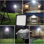 Optonica  Proiettore Led Smd IP65 200W Corpo Nero Cavo in Gomma 30 cm Incluso