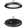 Optonica Proiettore Led Industriali Ufo High Bay 150W Nero Ip65 Fascio 90°