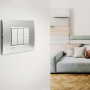 Bticino Living Light Interruttore Antracite Unipolare Basculante L4001N