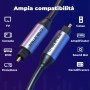 Cavo Audio Ottico Digitale Mach Power 3 Metri Con Connettori Placcati Oro
