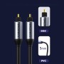 Cavo Audio Ottico Digitale Mach Power 3 Metri Con Connettori Placcati Oro